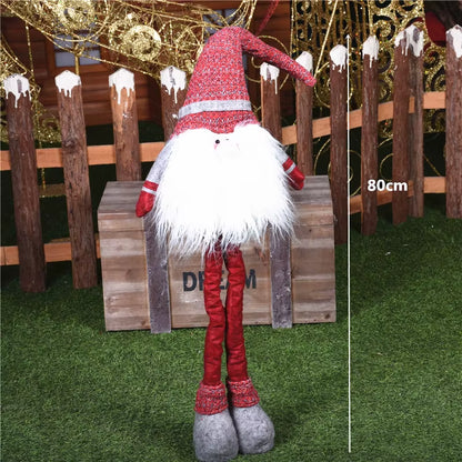 Navidad Reindeer Christmas Figures Decorations New Year Christmas Tree Decorations Christmas Elk Ornaments for Home Windown